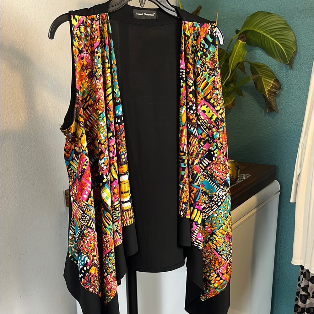 Colorful Patterned Kimono by Travel Elements- XL - Picture 4 of 5